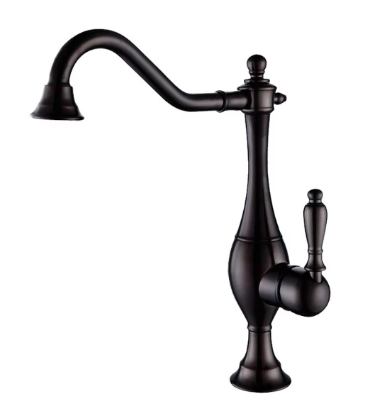 Antique Copper Kitchen Sink Faucet Household Can Rotate the Sink Table Basin Cold and Hot Water Faucet Anti-splash
