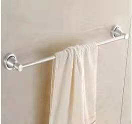 Traditional Single Towel Bar Wall Mounted Aluminum Bathroom Rack for Bathroom Hotels 118