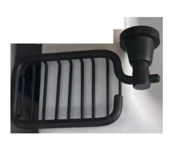 Wall Mounted Soap Dish Modern Elegant Black Soap Holder Bathroom Accessory for Hotel