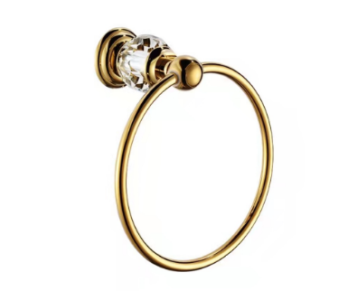 Aluminum Towel Holder Toilet Wall Mounted Towel Ring Holder for Bathroom 141