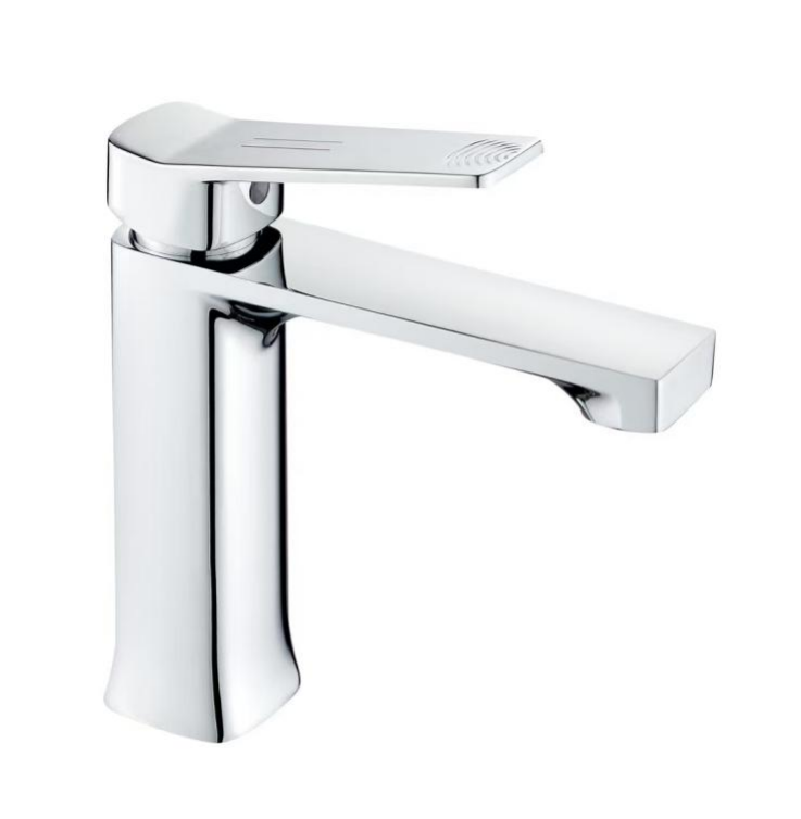 Modern Electroplating Apartment Plastic Steel Basin Faucet Manufacturer Faucet for Bathroom 034