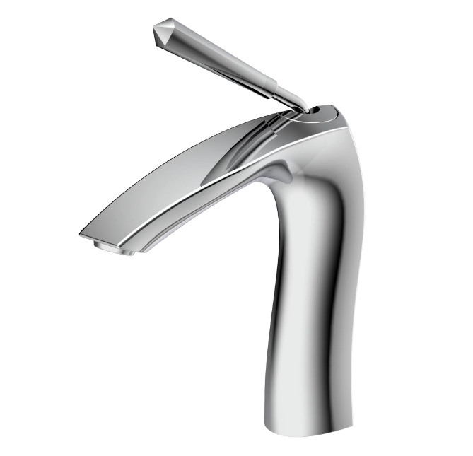 Hot Sale New Design Brass Single Handle Washbasin Tap Hot and Cold Basin Faucet