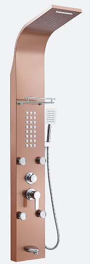 European Style Wall Mounted Shower Screen Intelligent Constant Temperature Household Surface Mounted 071