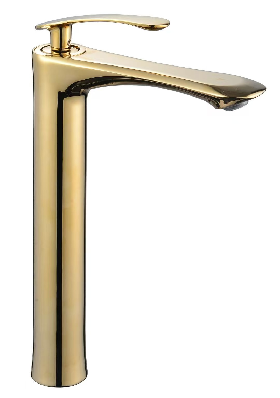 High Cost Performance Luxury Nordic Style Copper Hot and Cold Deck Mounted Basin Faucet for Home Bathroom Gym and Hotel Use