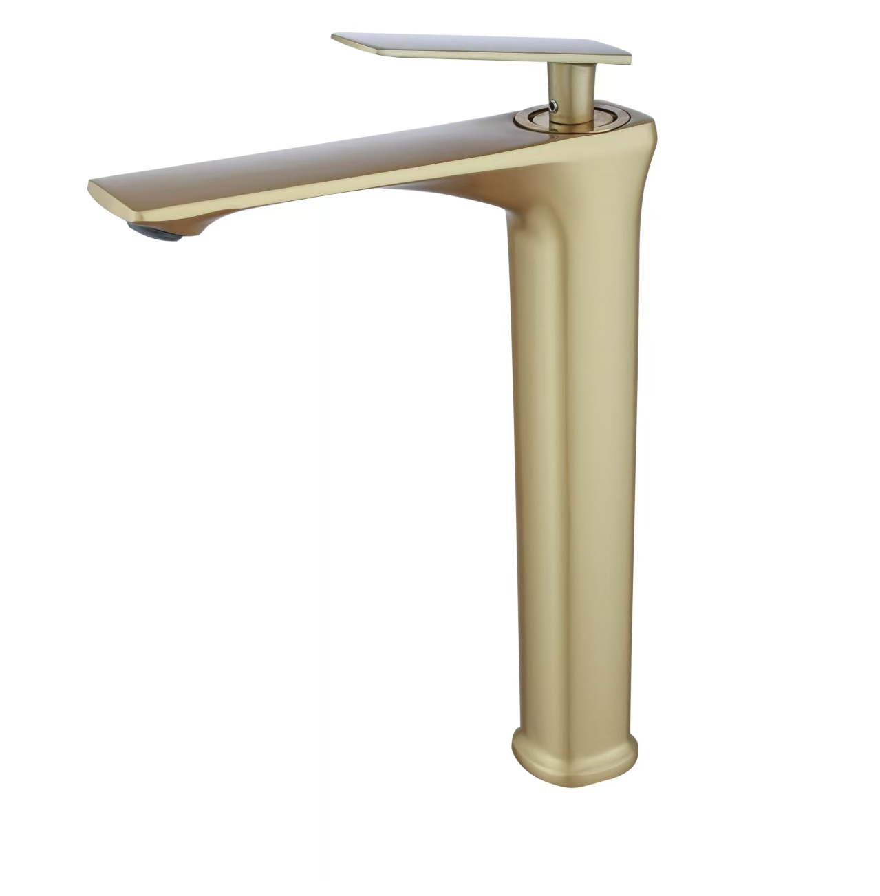 Elegant Single Hole Bathroom Sink Mixer Single Handle Chrome Finished Waterbasin Faucet for Projects