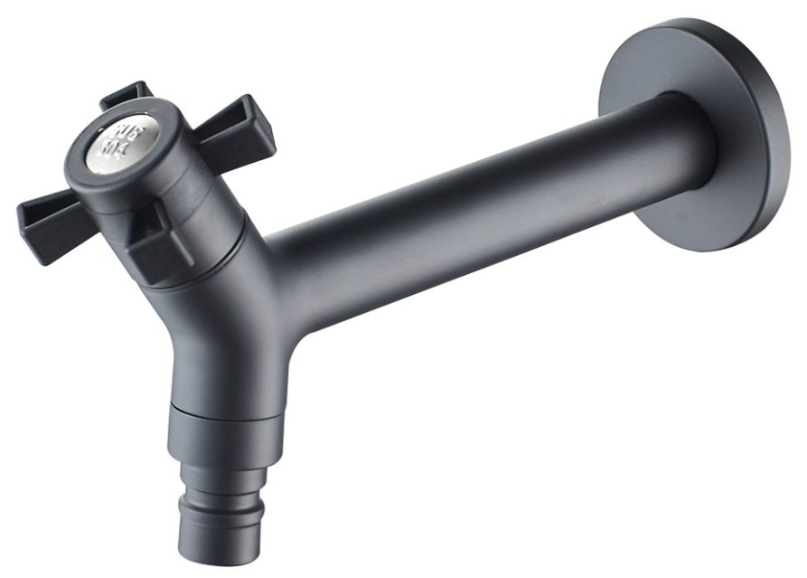 Modern Stainless Steel Lengthen Outdoor Garden Faucet Wall Fountain Bathroom Corner Washing Machine Water Tap 04