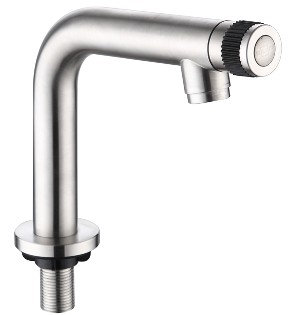 Closing Water Saving Time Delay Faucet Basin Sink Tap 01