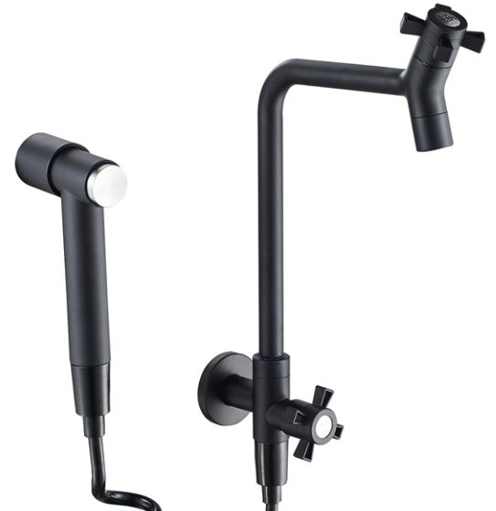 Custom Modern 304 Stainless Steel Wall Mounted Kitchen Faucet with Ceramic Valve Core and App Control 02