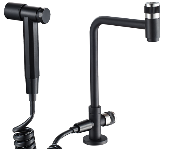 Custom Modern 304 Stainless Steel Wall Mounted Kitchen Faucet with Ceramic Valve Core and App Control 03