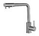 Two Handle 4-in-1 Stainless Steel Kitchen Taps Instant Boiling Water & Hot Cold Mixer Faucet Ceramic Valve Core 14