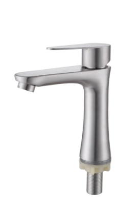 Copper Single Cold Basin Faucet for Home Bathroom Wash Basin 01