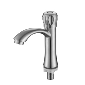 Copper Single Cold Basin Faucet for Home Bathroom Wash Basin 06