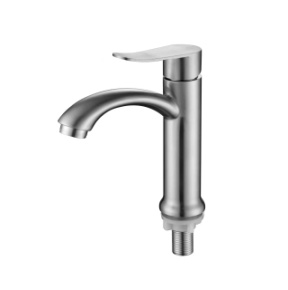 Copper Single Cold Basin Faucet for Home Bathroom Wash Basin 13
