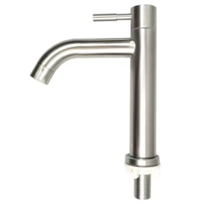Copper Single Cold Basin Faucet for Home Bathroom Wash Basin 27