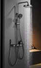 Polished Chrome Gold Bathroom In-Wall Shower Mixer Tap Slide Bar Rain Spray Pattern Brass Faucet Wall Mount 3-Year Shower
