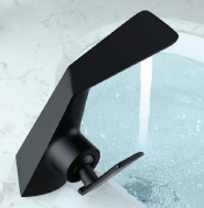 Basin style faucet waterfall cheap bathroom faucet single handle basin style mixer bathtub sink hanging water faucet