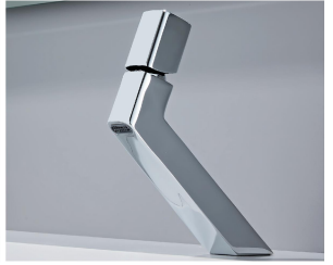 Wholesale Modern Deck Mounted Durable Single-handle Brass Basin Faucet Special Tilt Design Anti Splash Blackened Faucet